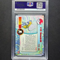 topps Pokemon TV Animation Edition Series 1 Rainbow Holo Foil #15 Beedrill PSA 9 - Image 2