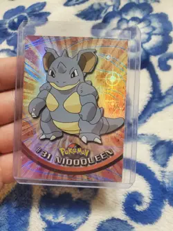 topps Pokemon TV Animation Edition Series 1 Rainbow Holo Foil #31 Nidoqueen - Image 1