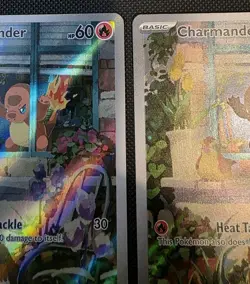 x4 Pokemon TCG Charmander 044 Holo Black Star Promo 2023 SVP Obsidian Flames - Image 4