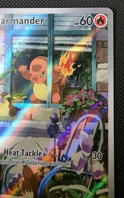 x4 Pokemon TCG Charmander 044 Holo Black Star Promo 2023 SVP Obsidian Flames - Image 5