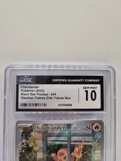 Pokemon TCG - S&V Obsidian Flames - 2023 - CGC 10 - Charmander Promo - 044🔥 - Image 2