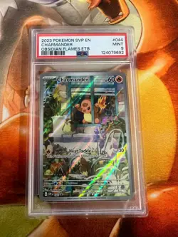 Charmander SVP044 Obsidian Flames Promo English PSA Graded 9 Pokemon TCG - Image 1
