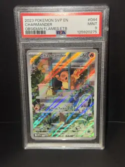 Pokemon TCG Charmander Obsidian Flames SVP044 PSA 9 Mint - Image 1