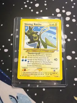 Pokemon TCG Shining Raichu Neo Destiny Holo Card 111/105 Secret Rare NM🔥 - Image 1