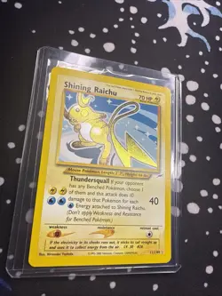 Pokemon TCG Shining Raichu Neo Destiny Holo Card 111/105 Secret Rare NM🔥 - Image 3