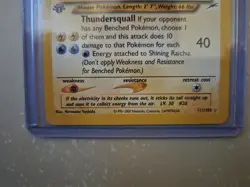 Pokemon TCG 1st Edition Shining Raichu Neo Destiny Holo Card 111/105 Secret Rare - Image 3