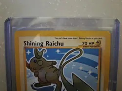 Pokemon TCG 1st Edition Shining Raichu Neo Destiny Holo Card 111/105 Secret Rare - Image 4