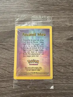 Pokemon TCG Ancient Mew Pokemon the Movie 2000 Promo Card NEW SEALED - Image 1