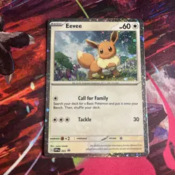 Pokemon TCG Eevee 043 Sv: Scarlet & Violet Promo Cards Holo - Image 1