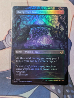 Overgrown Tomb (Borderless) Lorwyn Eclipsed Foil - Image 1
