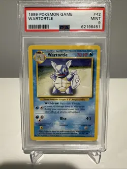 PSA 9 - 1999 POKEMON GAME #42 WARTORTLE - Image 1