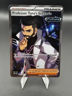 Professor Turo's Scenario - 240/182 - Pokemon Paradox Rift Full Art Rare NM - Image 1