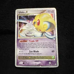 Uxie LV.X 146/146 UR Pokemon Legends Awakened 2008 Vintage Ultra Rare Holo MP - Image 1