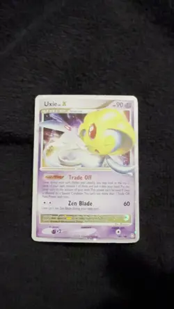 Uxie LV.X 146/146 UR Pokemon Legends Awakened 2008 Vintage Ultra Rare Holo MP - Image 2
