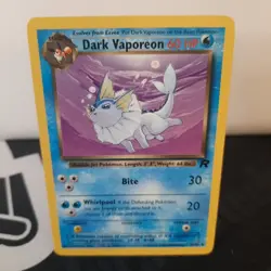 Pokemon Dark Vaporeon Team Rocket Non Holo 45/82 - LP - Image 1