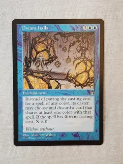 NM Dream Halls Stronghold Mtg Magic the Gathering - Image 1