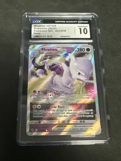 Mewtwo VSTAR # 031/078 Pokemon GO CGC Gem Mint 10 - Image 1