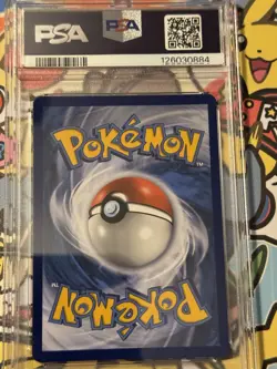 PSA 8 NM/MT Lusamine Full Art Ultra Prism Holo Pokemon 153/156 - Image 2
