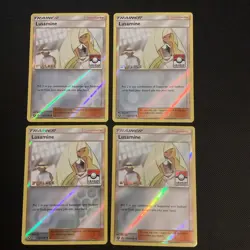1st, 2nd, 3rd, 4th Place League Lusamine SET Ultra Prism 153a/156 Pokemon Card - Image 1