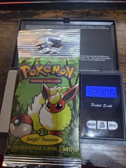 *HEAVY* Pokemon Jungle Booster Pack Flareon Art Sealed Vintage WOTC 21.06g - Image 1