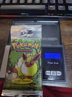 *HEAVY* Pokemon Jungle Booster Pack Flareon Art Sealed Vintage WOTC 21.06g - Image 5