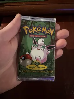 1999 Pokemon Jungle Booster Pack Wigglytuff Art - Heavy 21.25g - Sealed WotC - Image 4