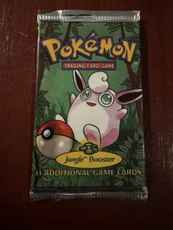 Pokemon Jungle Wigglytuff Booster Pack Sealed Heavy Vintage WOTC 21.35g - Image 1