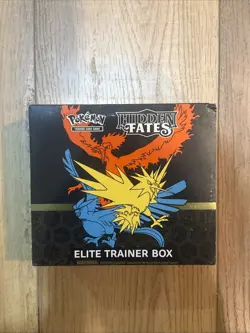 2019 Pokemon TCG Sun & Moon Hidden Fates Factory Sealed ETB Elite Trainer Box - Image 1