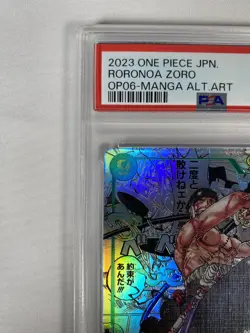 PSA 10 Roronoa Zoro OP06-118 SEC Comic Parallel Manga ONE PIECE Card Giapponese - Image 2