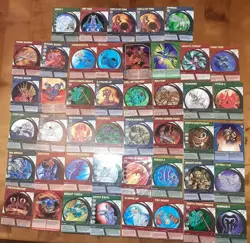 BAKUGAN TCG BATTLE BRAWLERS TRADING CARDS X45 IN VERY GOOD USED CONDITION - Image 1
