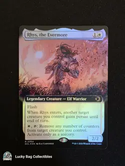 Rhys, the Evermore (Extended Art) Foil Lorwyn Eclipsed MTG NM - Image 1
