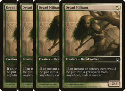 Set 4x Driade Militante (Dryad Militant) - MtG PRTR-IT - Image 1