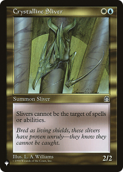 Magic MTG - Crystalline Sliver - La Liste - MINT/NMINT - EN - Image 1