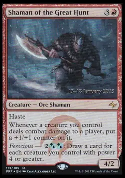 Magic MTG - Shamane de la Grande chasse - EXC - FR - FOIL - Image 1