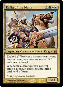 Magic MTG - Rafiq of the Many - From the Vault: Legends - EXC - EN - FOIL - Image 1