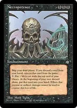Magic MTG - Necropotence - Ere glaciaire - PLAYED - EN - Image 1