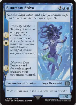 Summon: Shiva U FINAL FANTASY 78 NM - Image 1