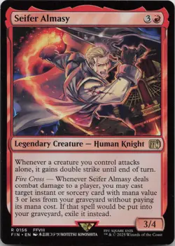 Seifer Almasy R FINAL FANTASY 156 - LP MTG - Image 1