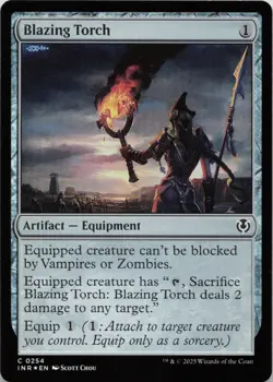 Blazing Torch - FOIL - C Innistrad Remastered 254 - MTG - Image 1