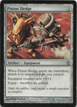 Piston Sledge U Mirrodin Besieged 124 LP-MP MTG - Image 1