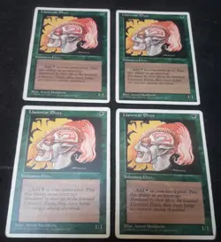 Magic the Gathering, 4 x Llanowar Elves - 5th edition - Image 1