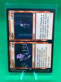 MTG - COWARD // KILLER - Doctor Who (R) - Image 1