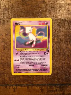 2000 Pokemon Promo Black Star #8 Mew GEM MINT NON-HOLO - Image 1