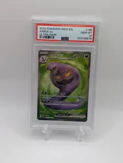 2023 POKEMON MEW EN-151 ULTRA RARE #185 ARBOK EX PSA 10 - Image 1