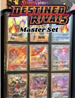 Pokemon Destined Rivals 100% Complete Master Set, Commons, IR's, SIR’s No Promos - Image 1
