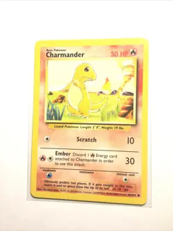 CHARMANDER - 46/102 - Base Set - 4th Print - 1999-2000 - Pokemon Card - LP - Image 1