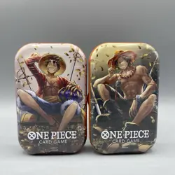 NEW One Piece Tin Pack Set Vol 2 Factory Sealed 2 TIN LOT IN HAND Ready To Ship! - Image 1