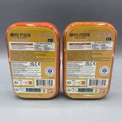 NEW One Piece Tin Pack Set Vol 2 Factory Sealed 2 TIN LOT IN HAND Ready To Ship! - Image 3
