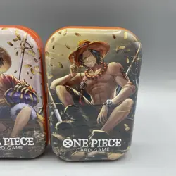 NEW One Piece Tin Pack Set Vol 2 Factory Sealed 2 TIN LOT IN HAND Ready To Ship! - Image 4