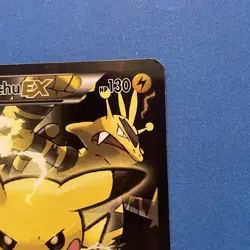 Pokemon TCG: Pikachu EX XY124 Full Art Holo XY Black Star Promo - Image 2